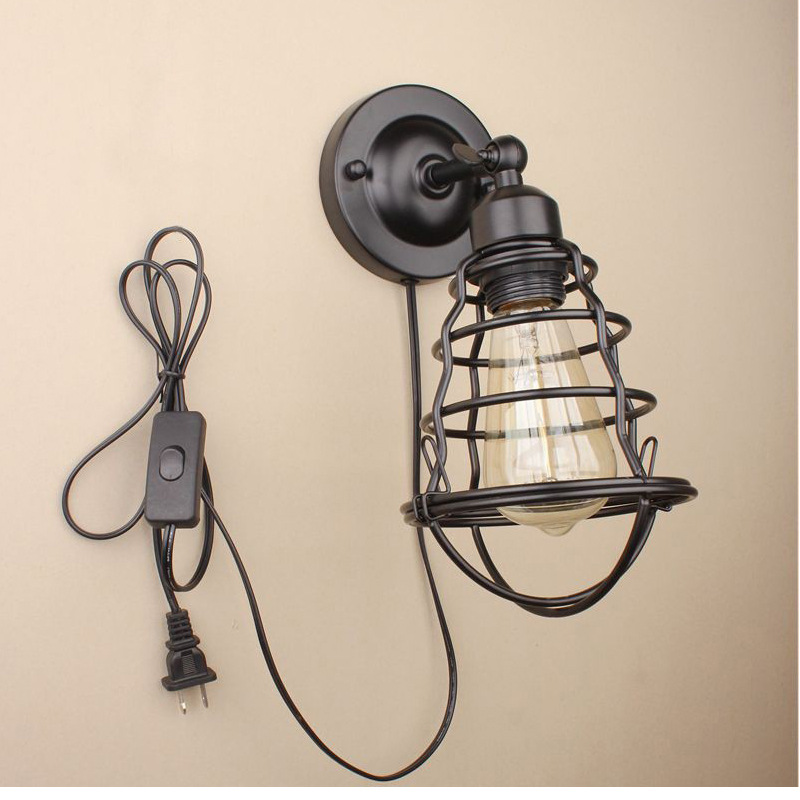 Retro Loft Industrial Style Wall Lamp